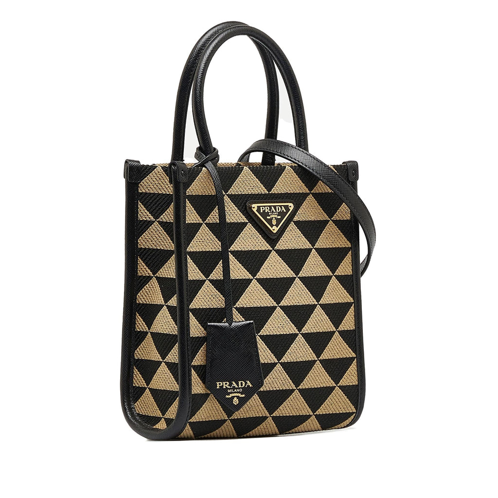 Prada Mini Symbole Triangolo Tote
