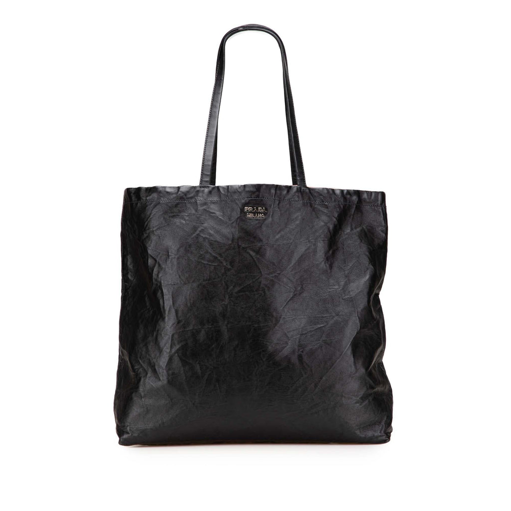 Prada Nappa Antique Reversible Shopper Tote