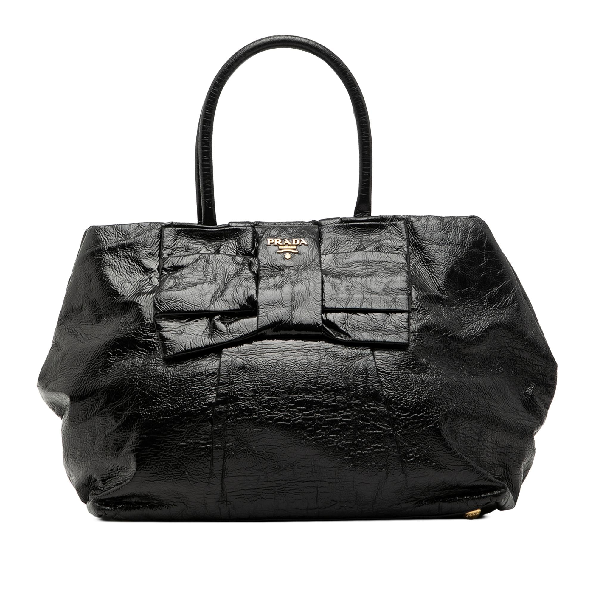 Prada Nappa Fiocco Bow Tote