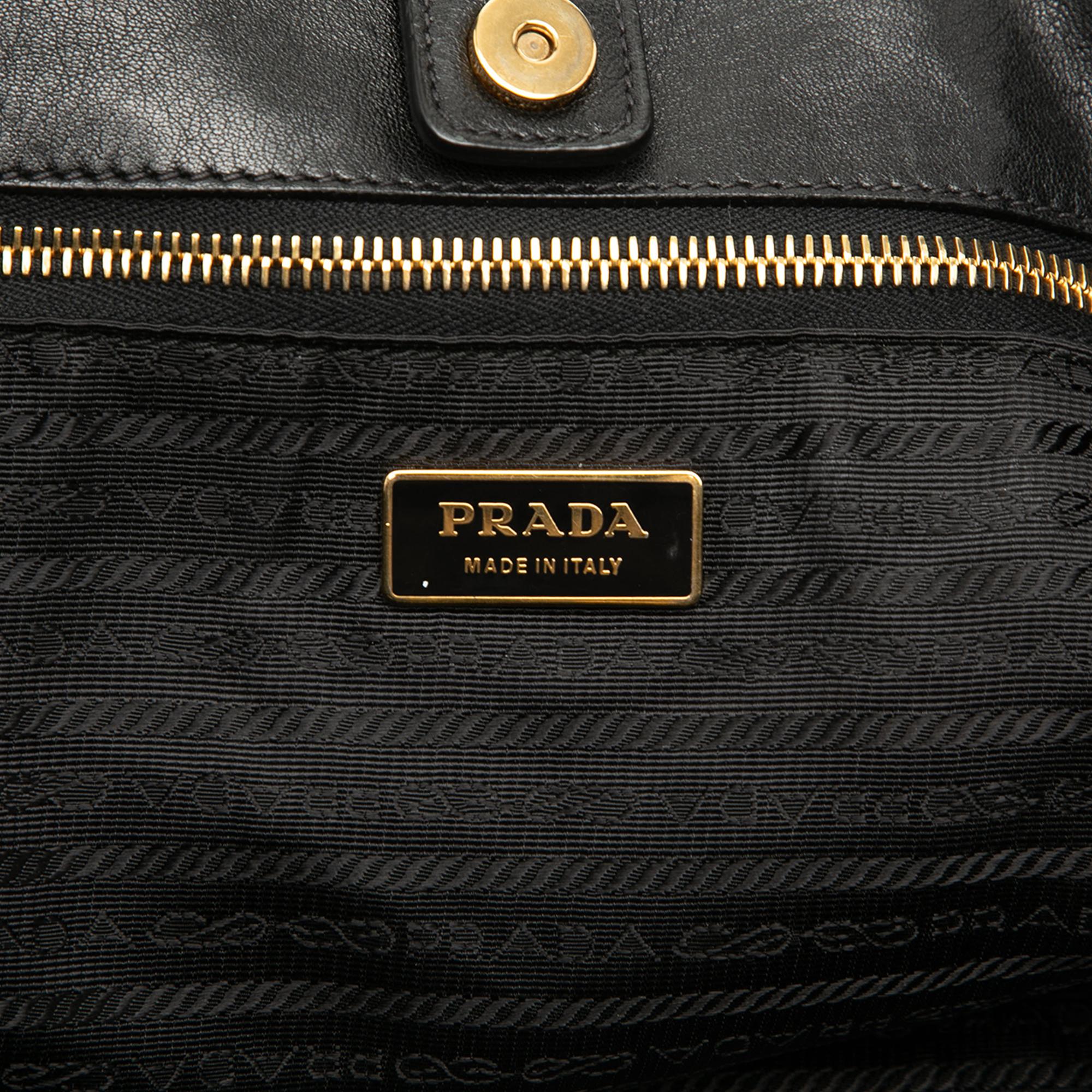 Prada Nappa Fiocco Bow Tote