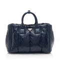 Prada Nappa Leather Quilted Bomber Tote (SHF-7Nco1H)