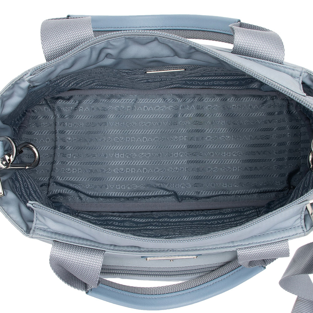 Prada Padded Re-Nylon Front Pocket Tote (SHF-GP11OG)
