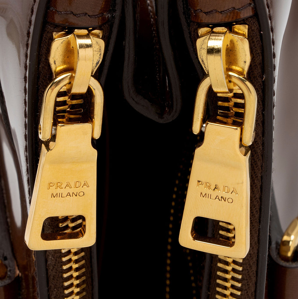Prada 1:1 Rep Leather Double Zip Medium Tote (SHF-IcFxTz)