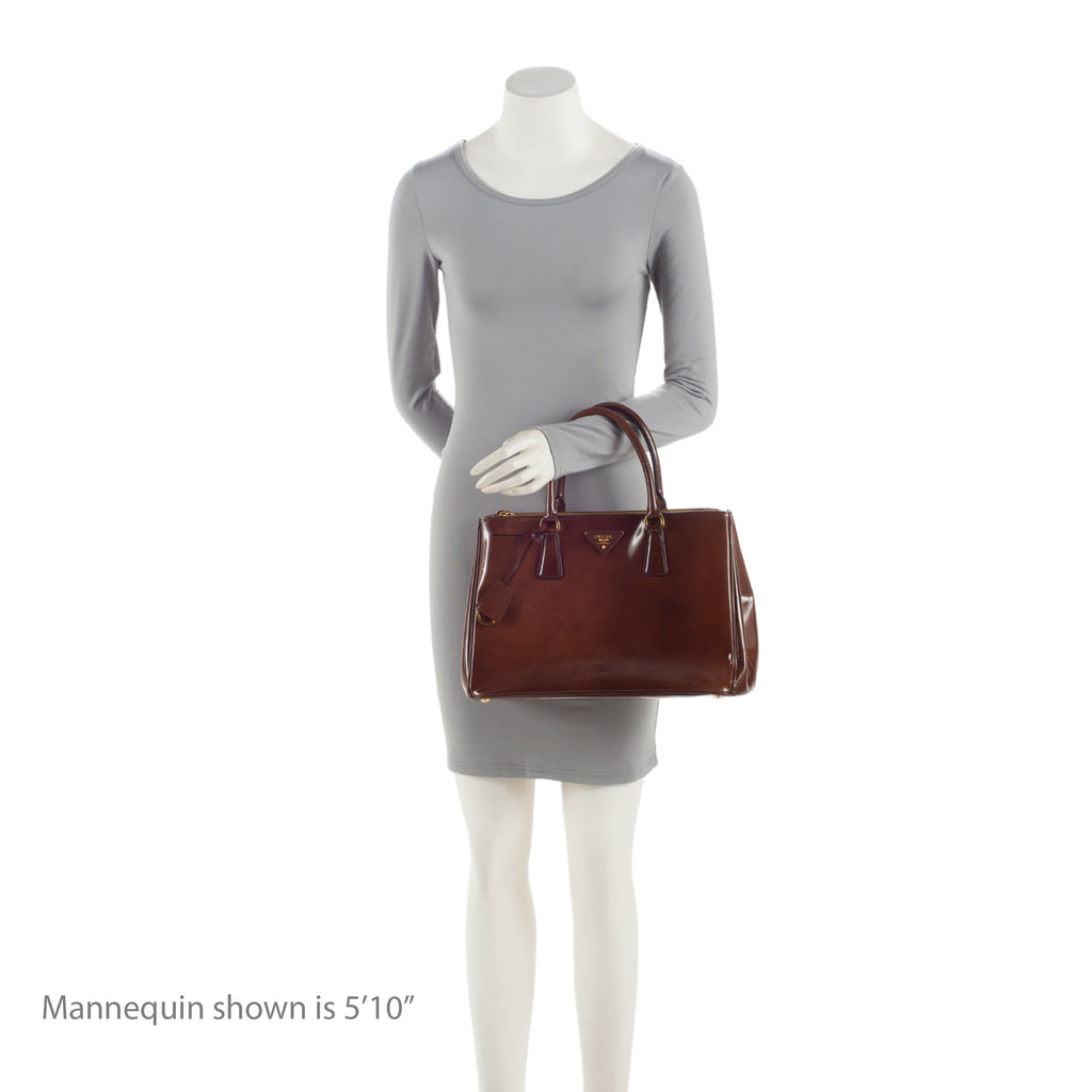 Prada 1:1 Rep Leather Double Zip Medium Tote (SHF-IcFxTz)