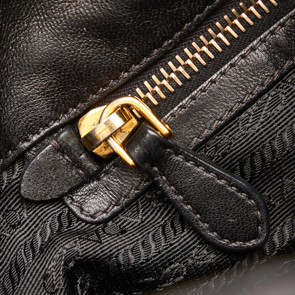 Prada Pleated Tessuto Tote Bag (SHG-33278)