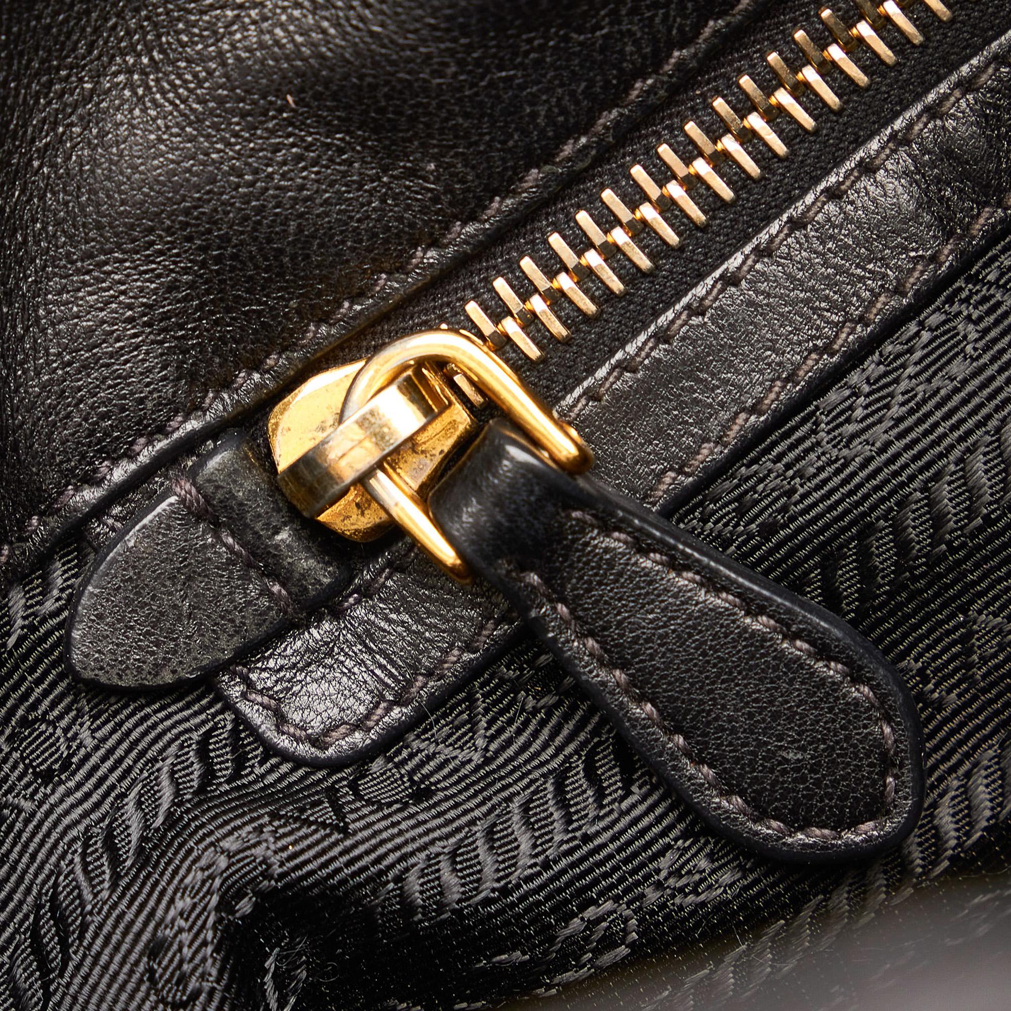 Prada Pleated Tessuto Tote Bag (SHG-33278)