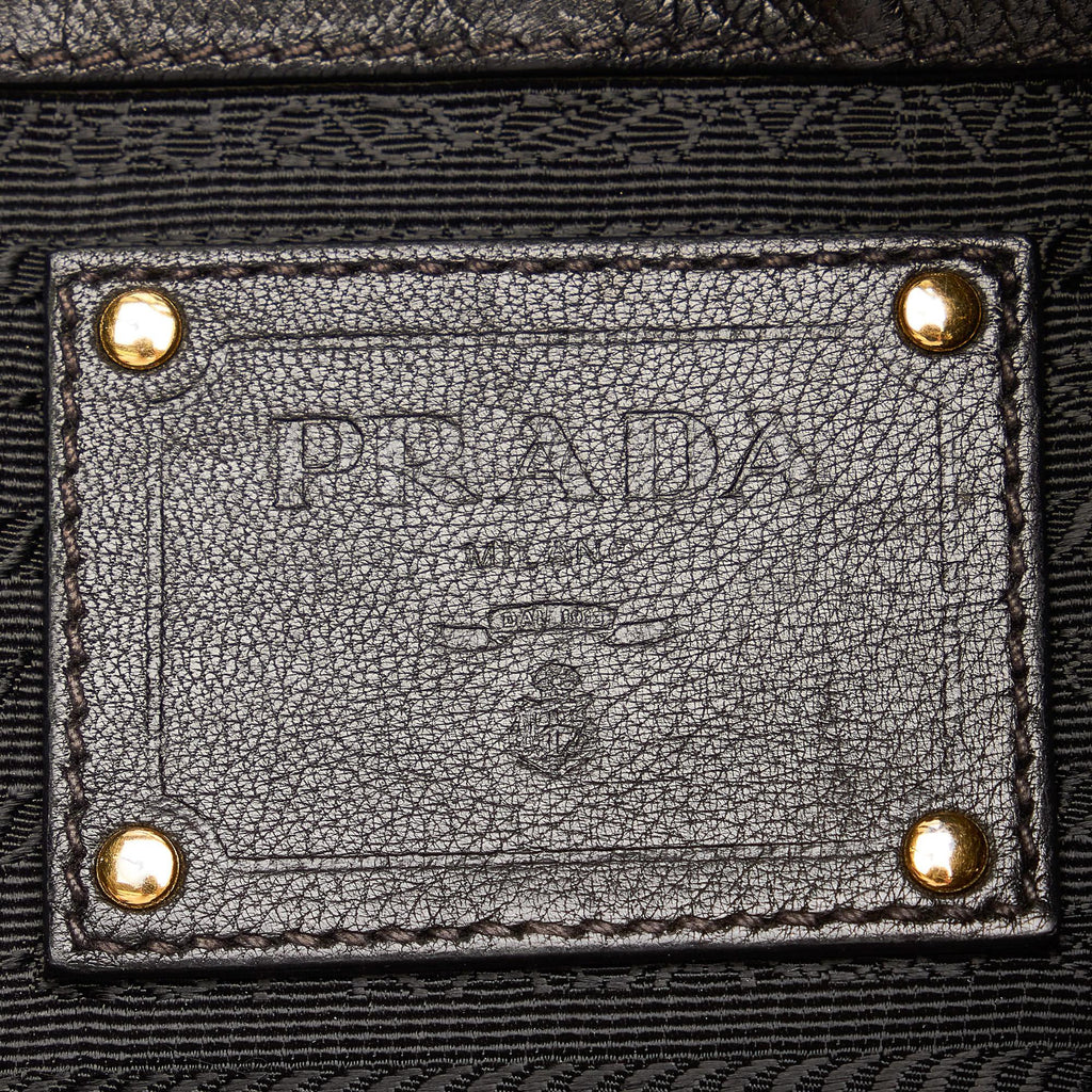 Prada Pleated Tessuto Tote Bag (SHG-33278)