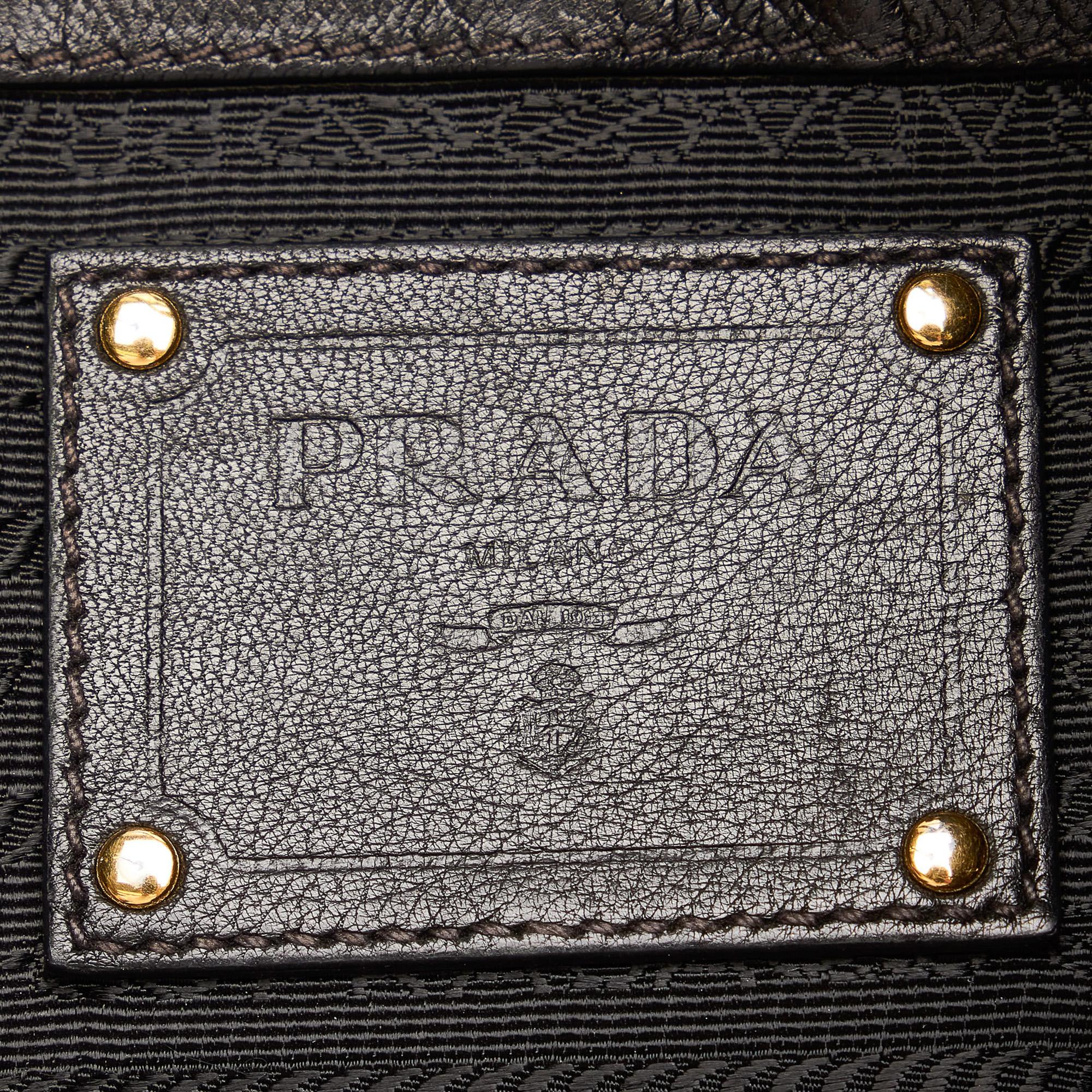 Prada Pleated Tessuto Tote Bag (SHG-33278)