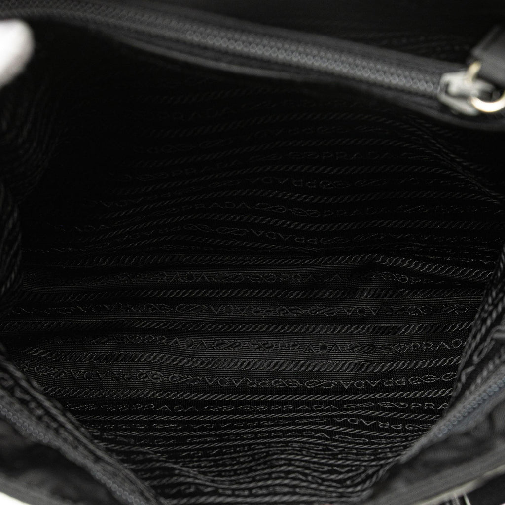Prada Quilted Tessuto Chain Tote