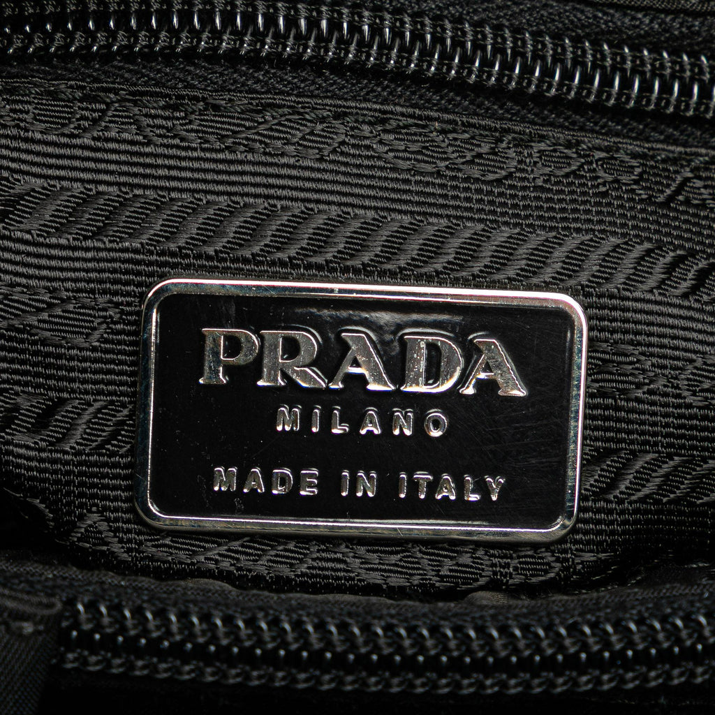 Prada Quilted Tessuto Chain Tote