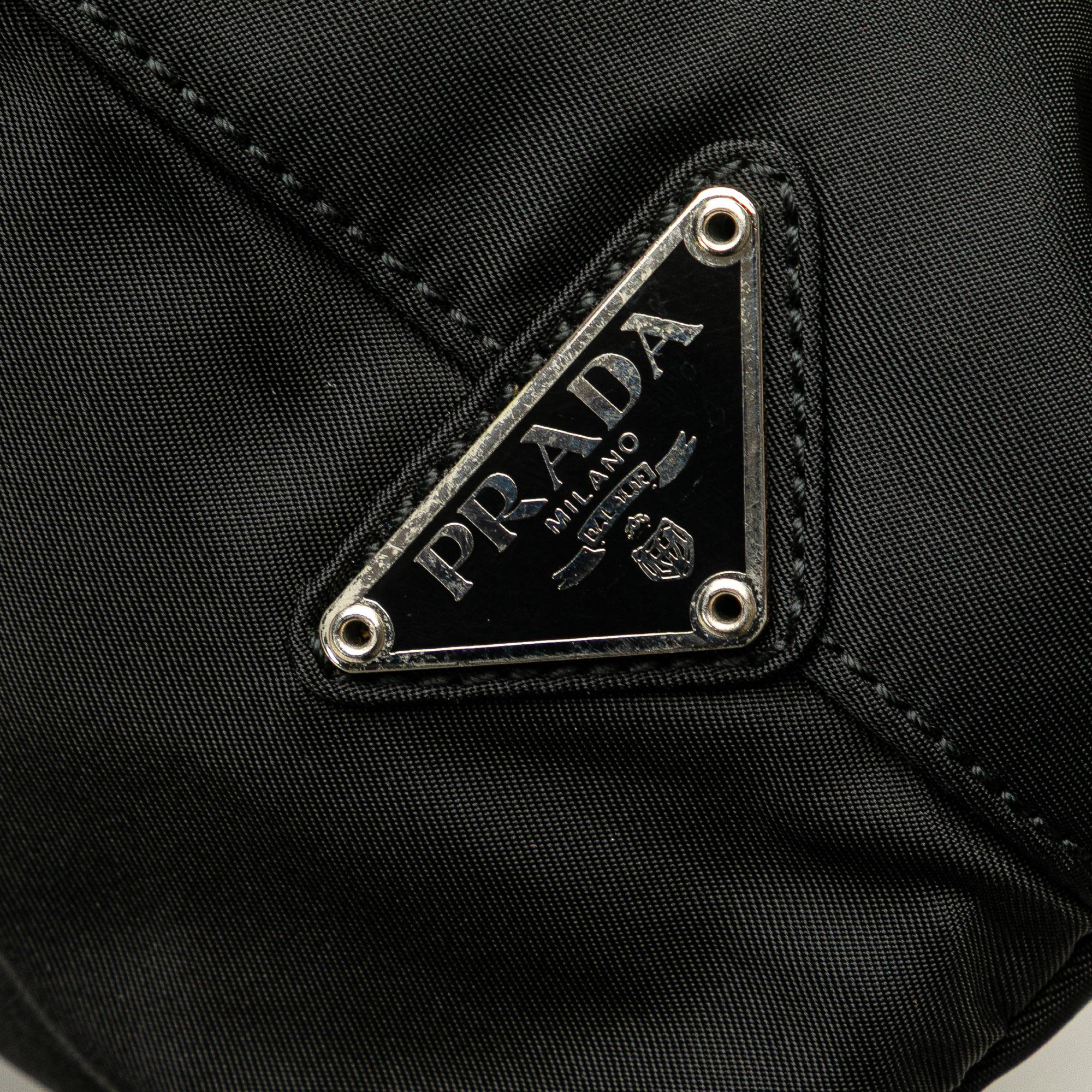 Prada Quilted Tessuto Chain Tote