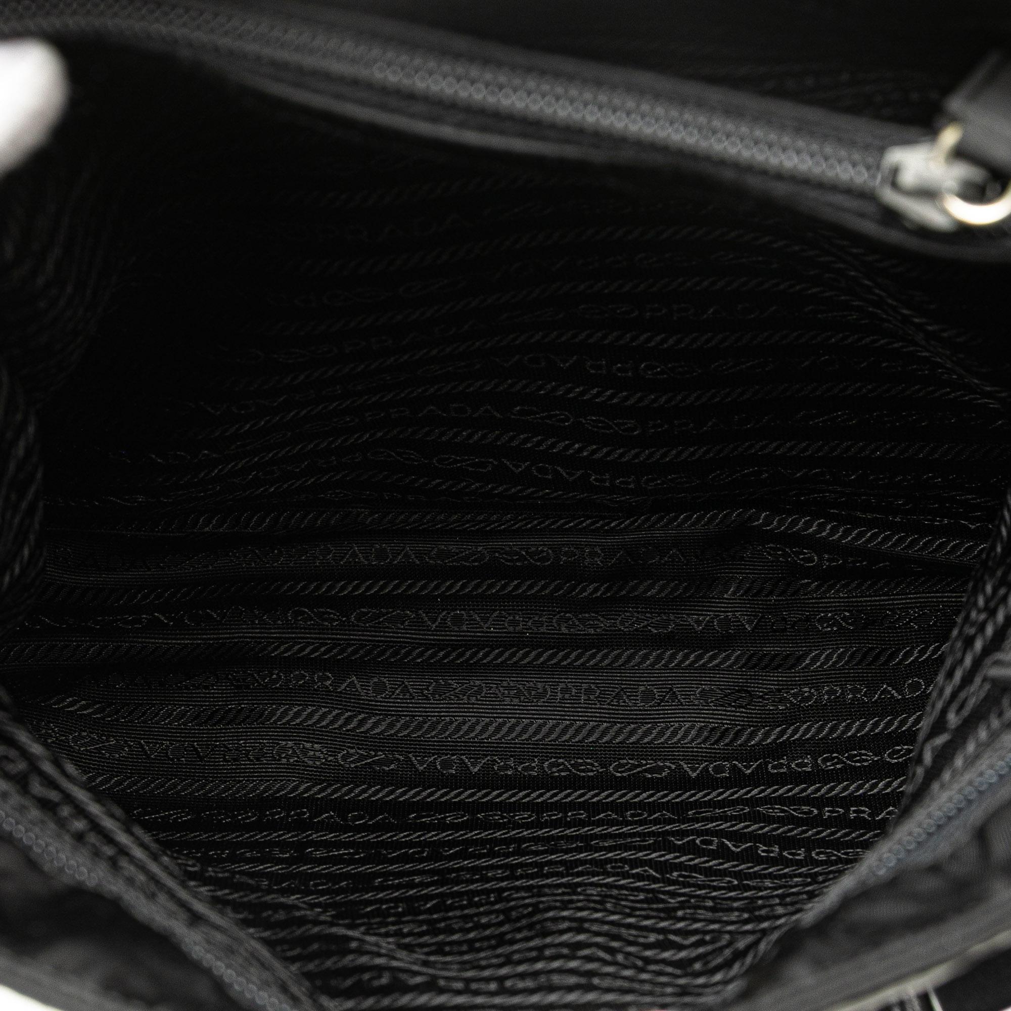 Prada Quilted Tessuto Chain Tote