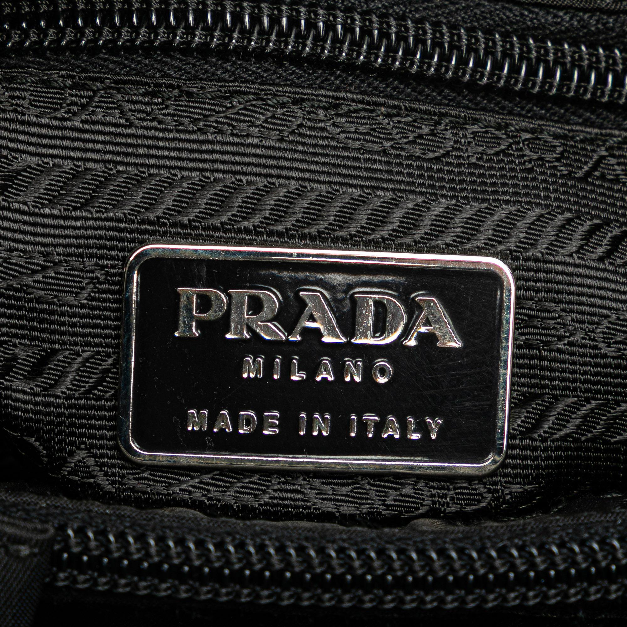 Prada Quilted Tessuto Chain Tote
