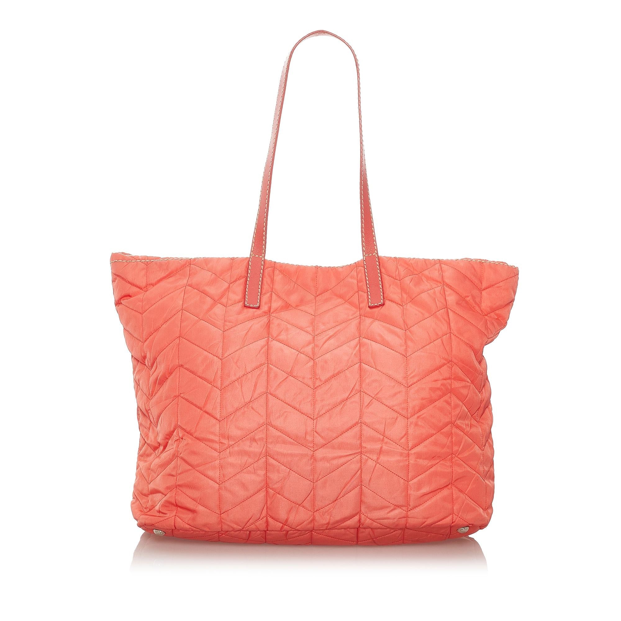 Prada Quilted Tessuto Tote Bag (SHG-27623)