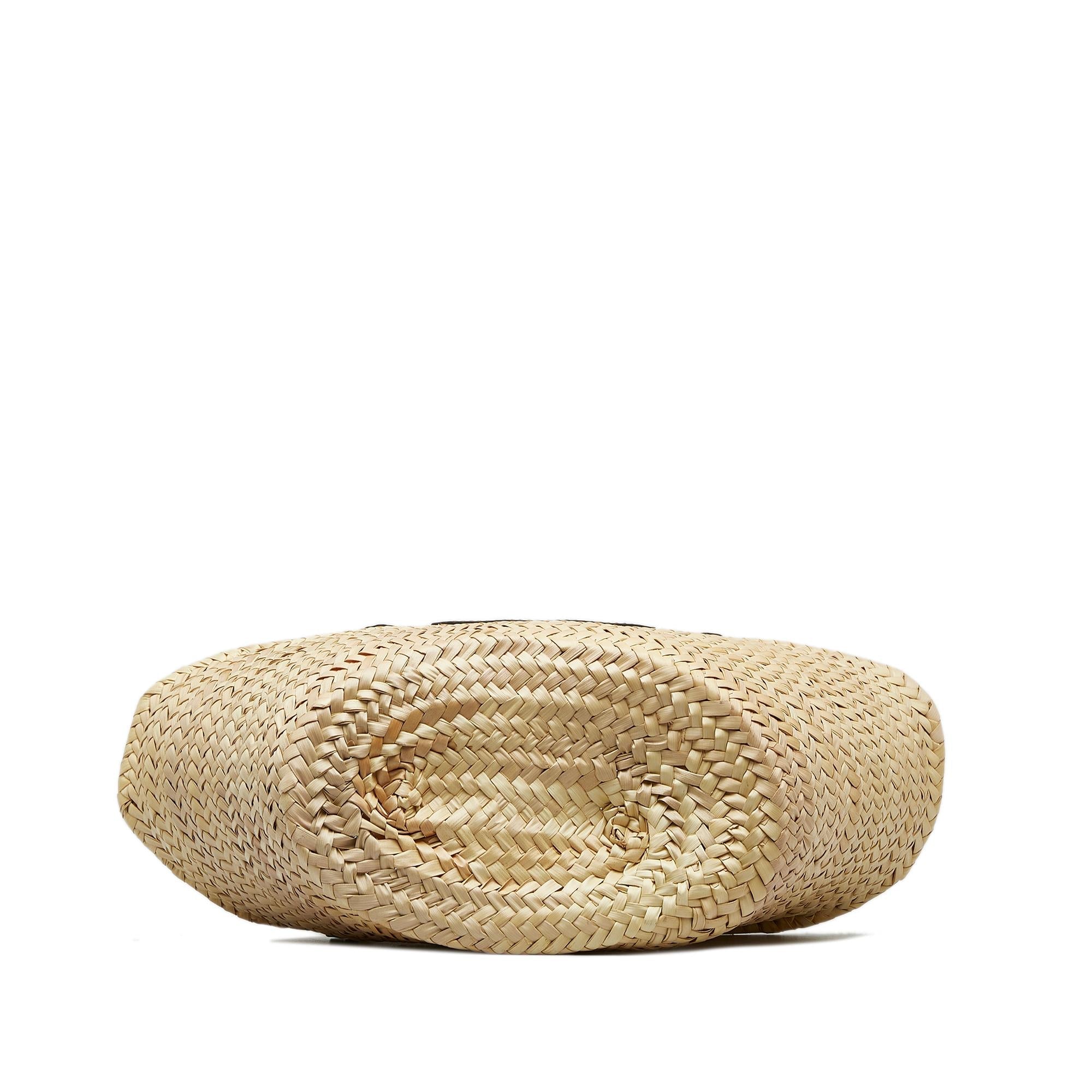 Prada Raffia Basket Tote (SHG-Uy1FGj)