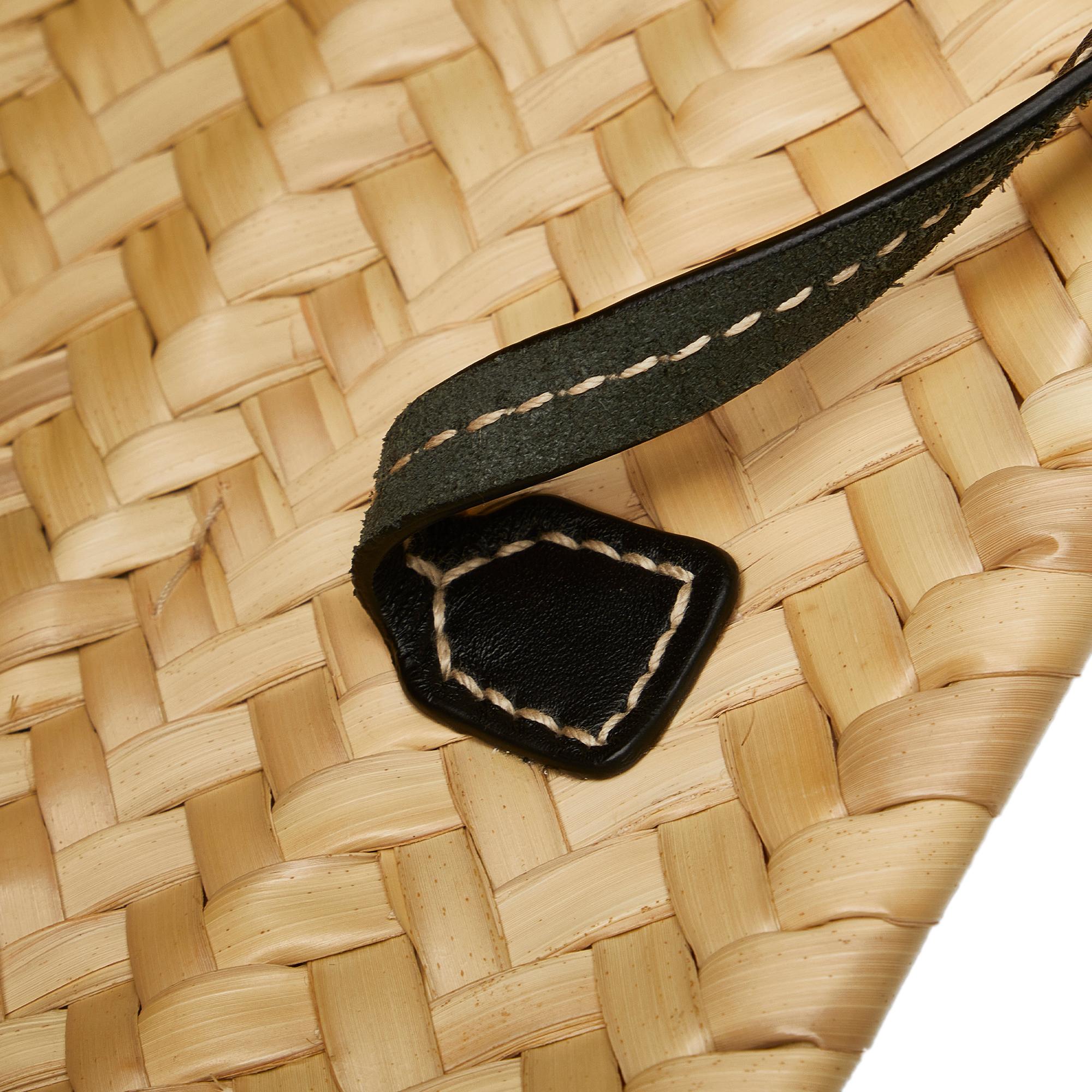 Prada Raffia Basket Tote (SHG-Uy1FGj)