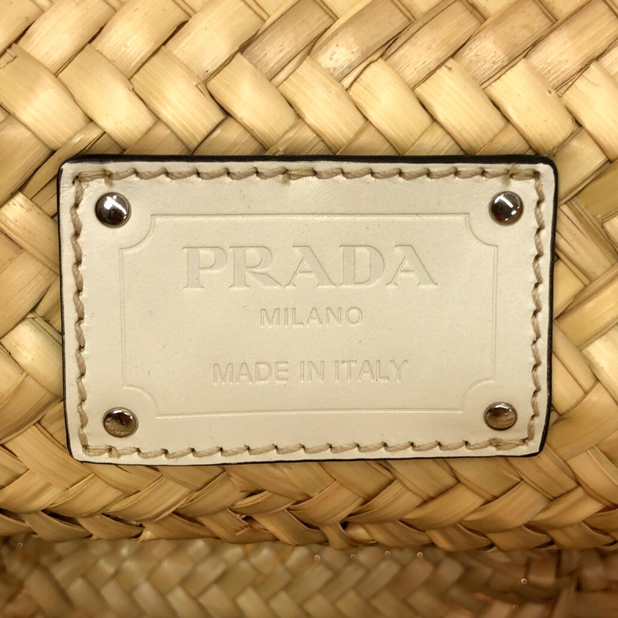 Prada Raffia Basket Tote (SHG-V4nVQy)