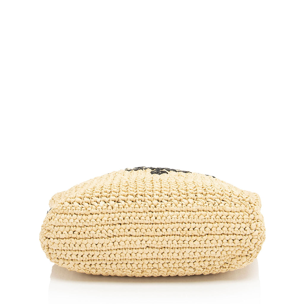 Prada Raffia Logo Small Tote (SHF-AWFY3O)