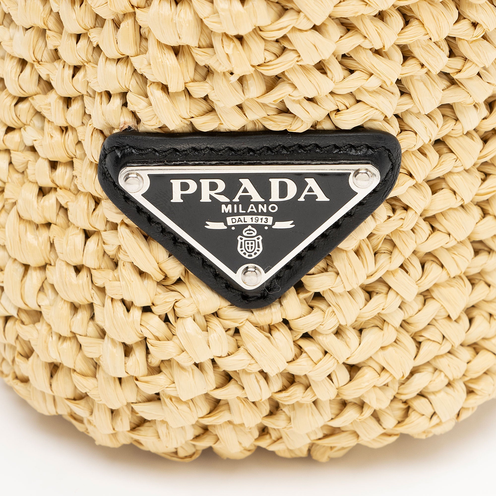 Prada Raffia Logo Small Tote (SHF-AWFY3O)