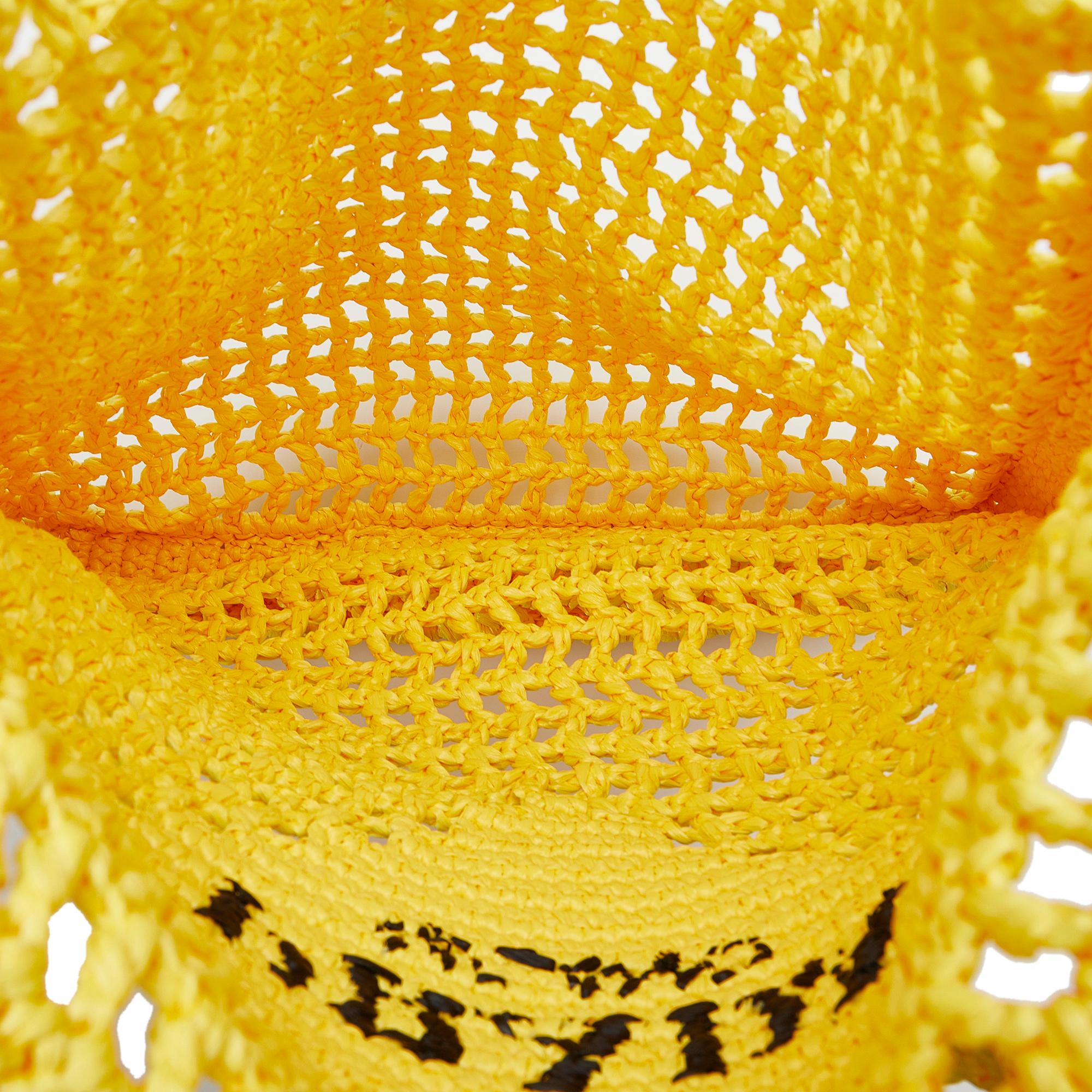 Prada Raffia Logo Tote