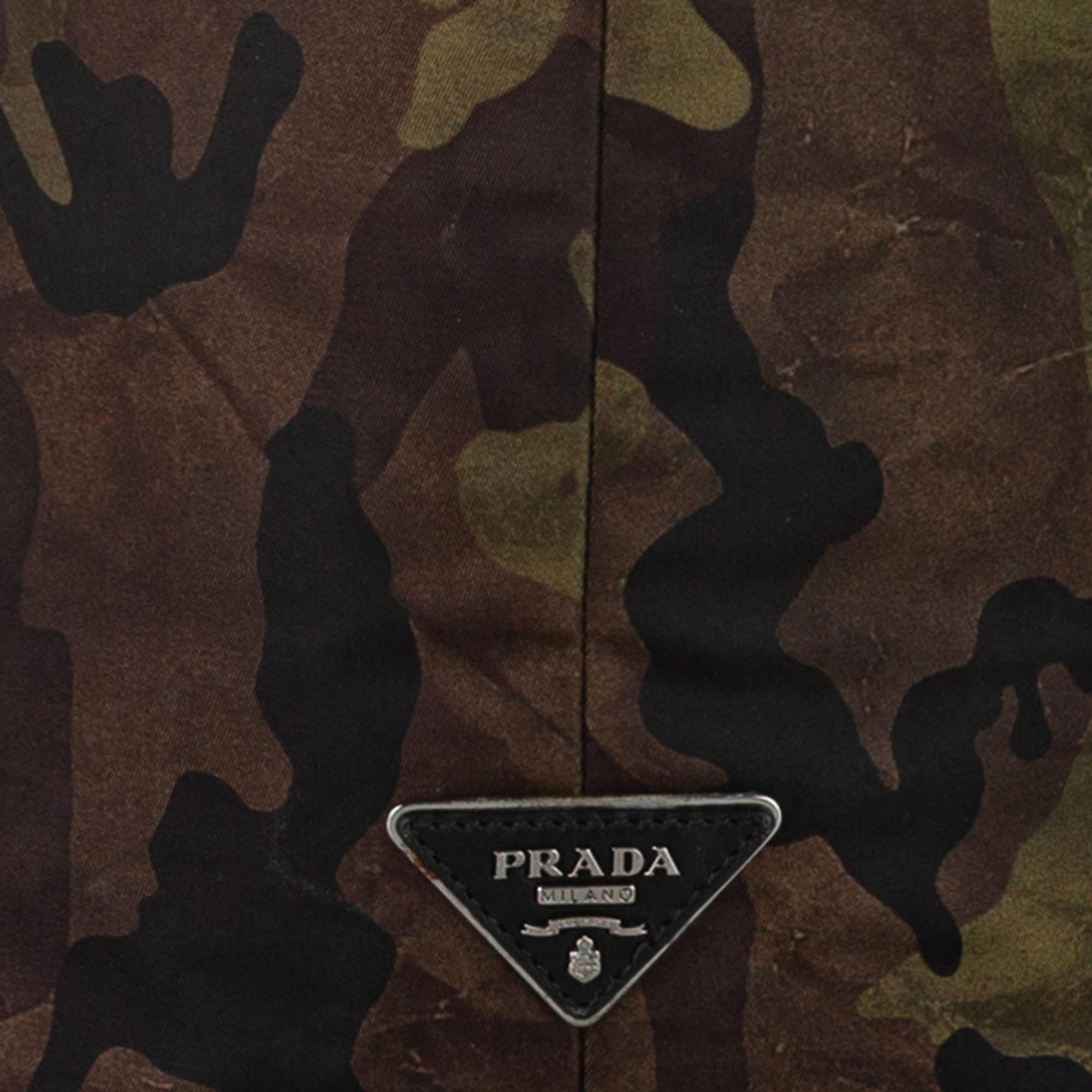 Prada Reversible Tessuto Camouflage Tote Bag (SHG-31514)