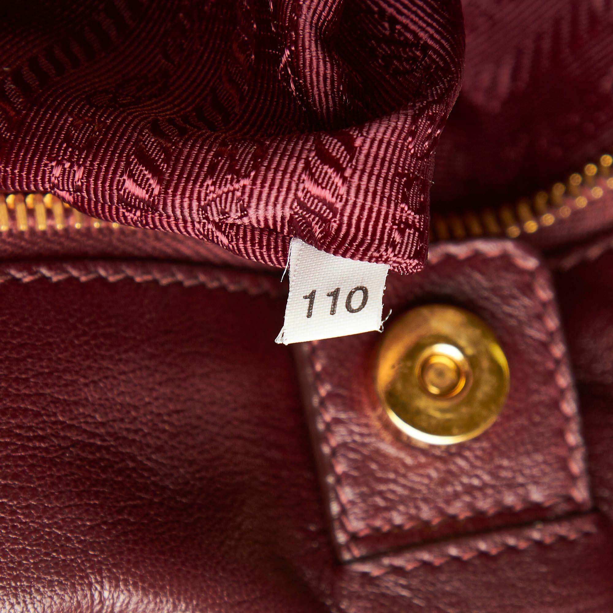 Prada Ruffled Tessuto Tote Bag (SHG-19921)
