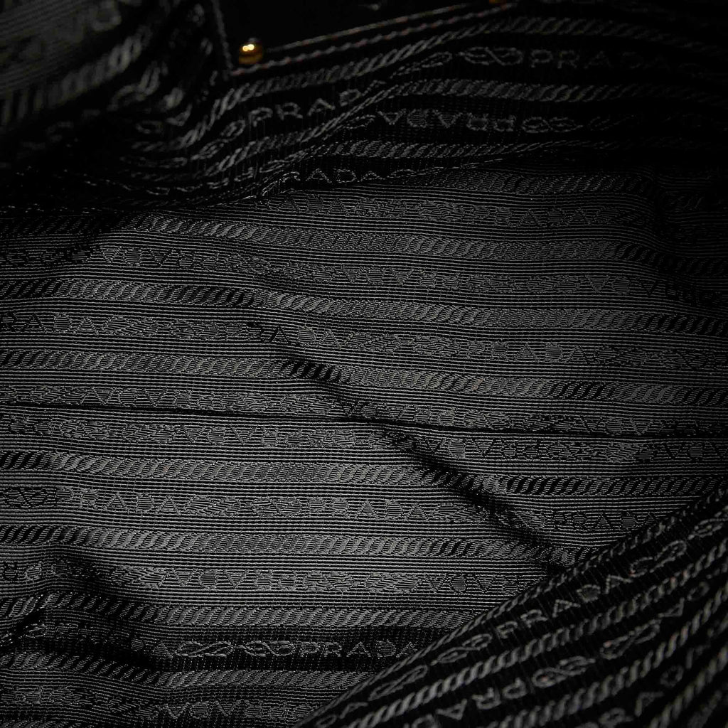 Prada Ruffled Tessuto Tote Bag (SHG-31505)