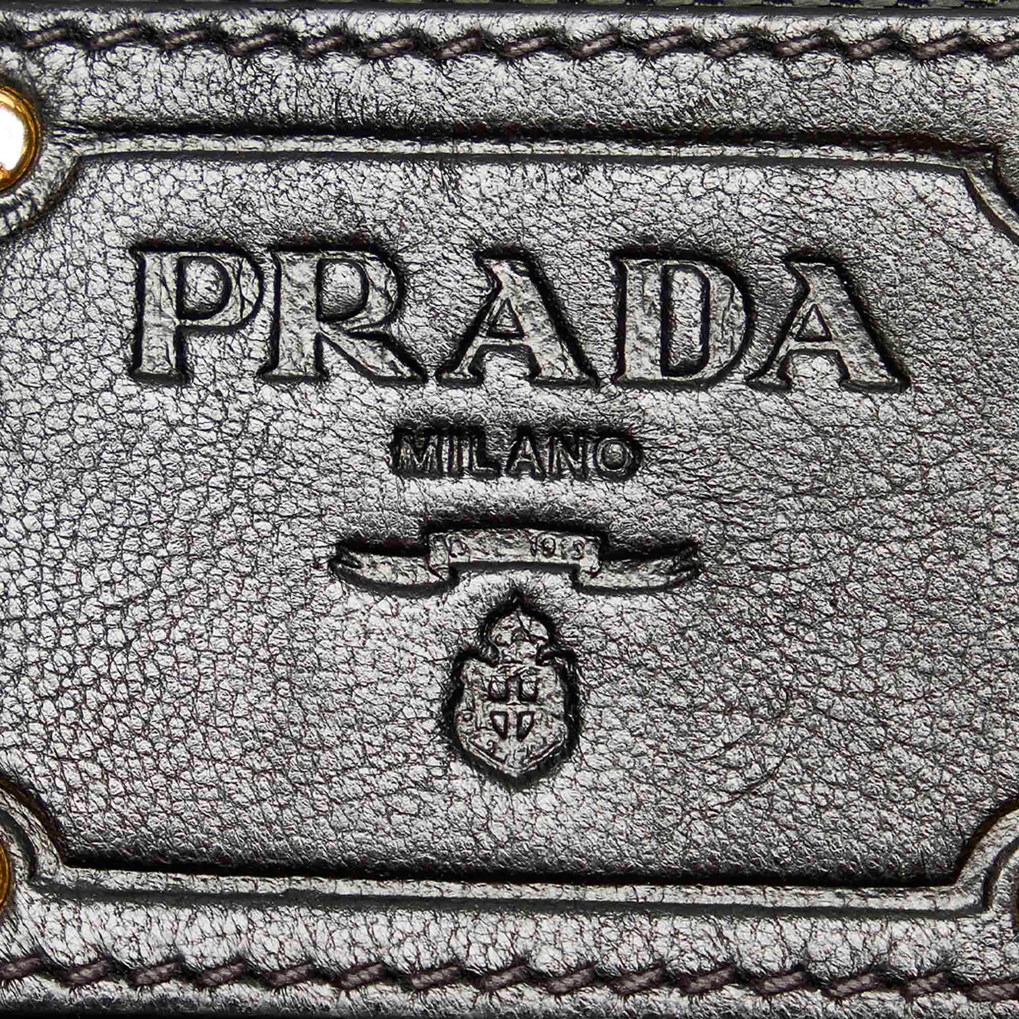 Prada Ruffled Tessuto Tote Bag (SHG-31505)
