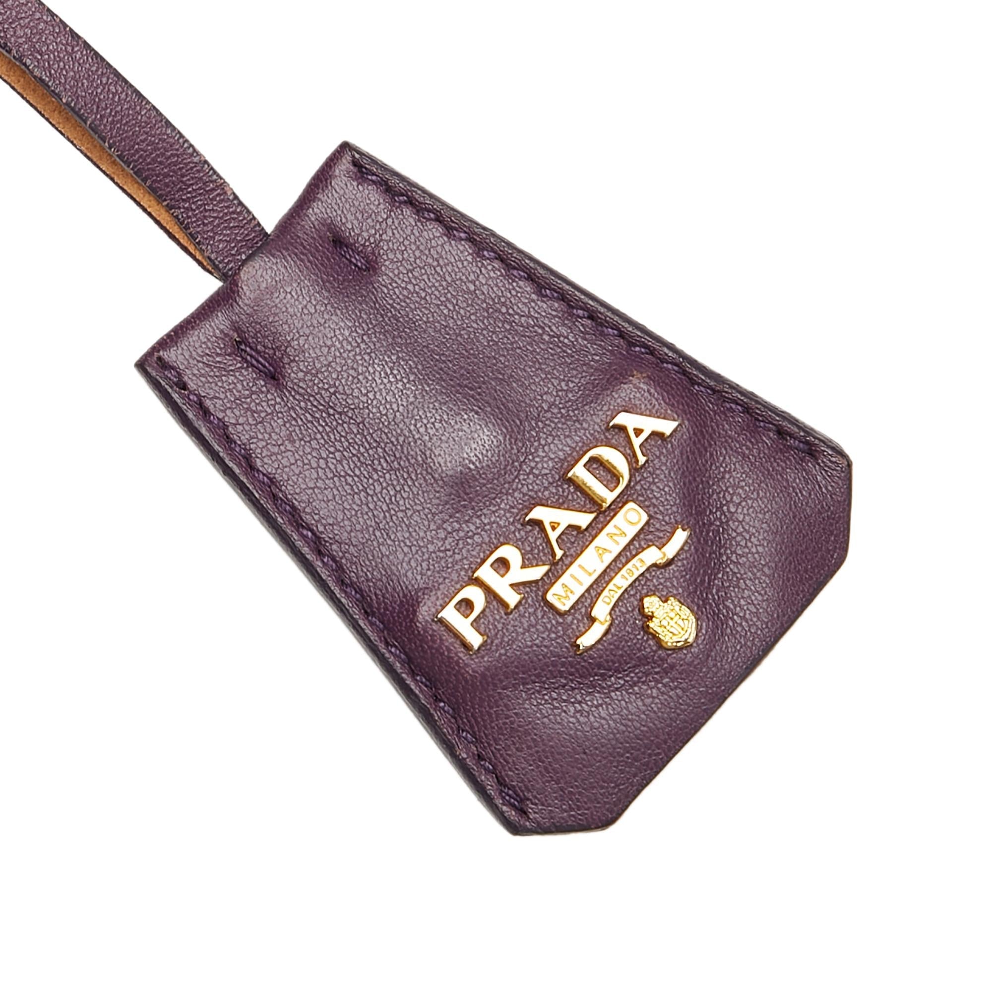 Prada Ruffled Tessuto Tote Bag (SHG-27502)