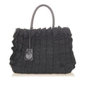 Prada Ruffled Tessuto Tote Bag (SHG-31652)