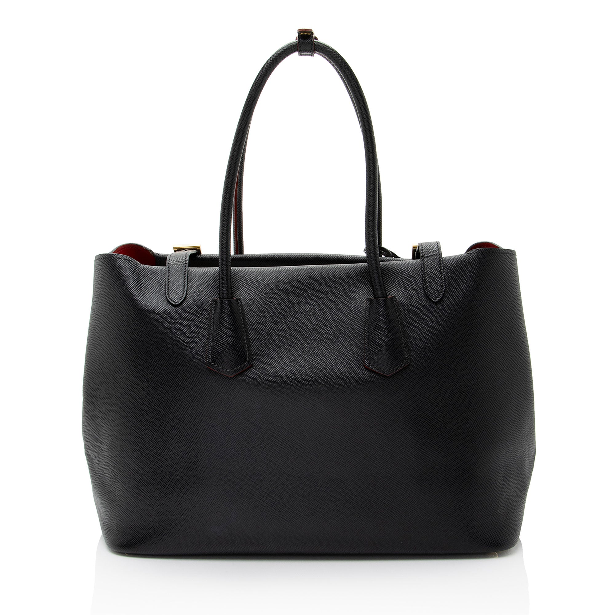 Prada Saffiano Buckle Tote