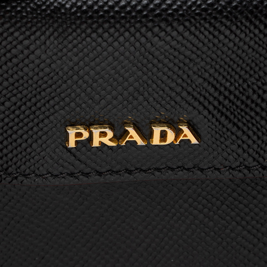 Prada Saffiano Buckle Tote
