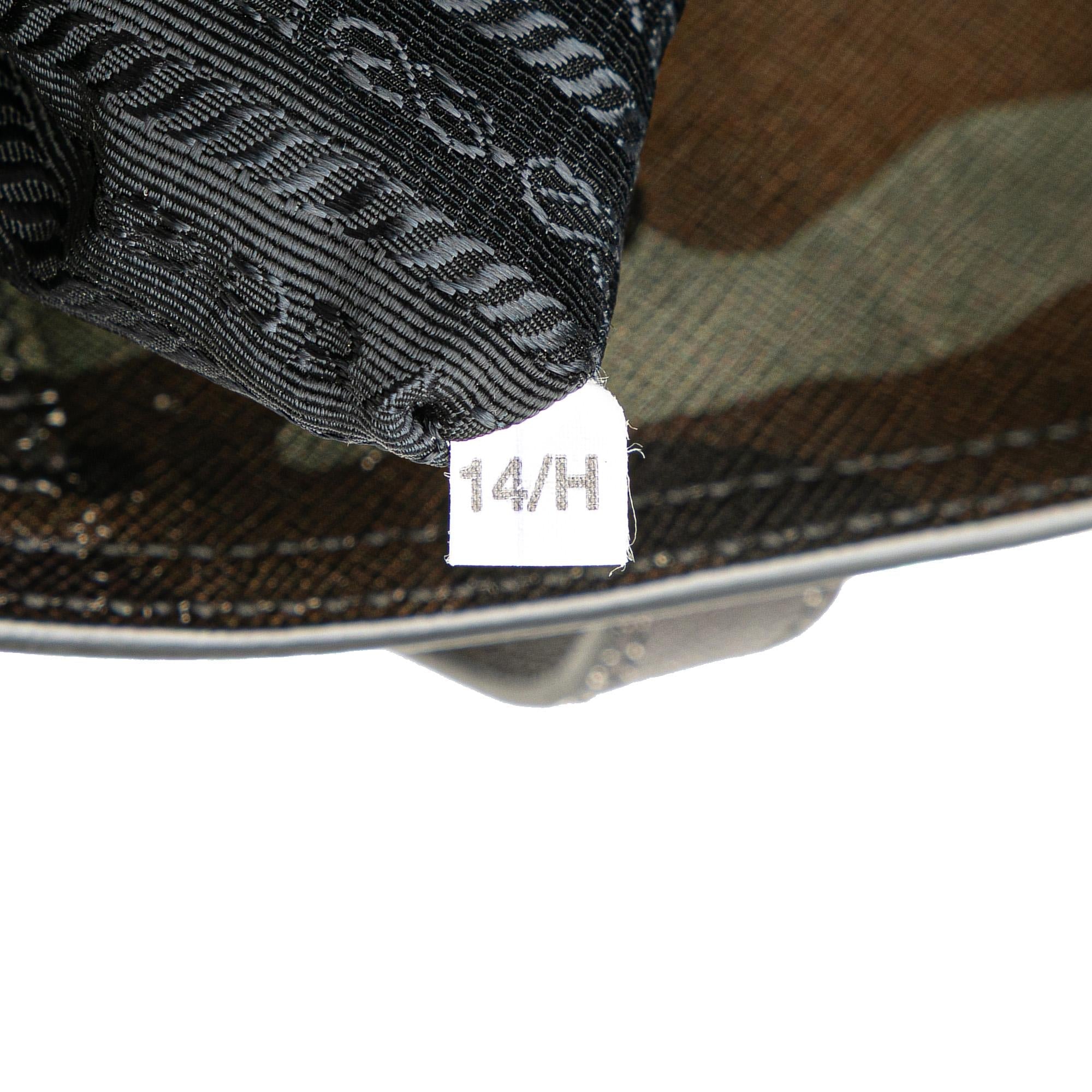 Prada Saffiano Camouflage Soft Military Convertible Tote