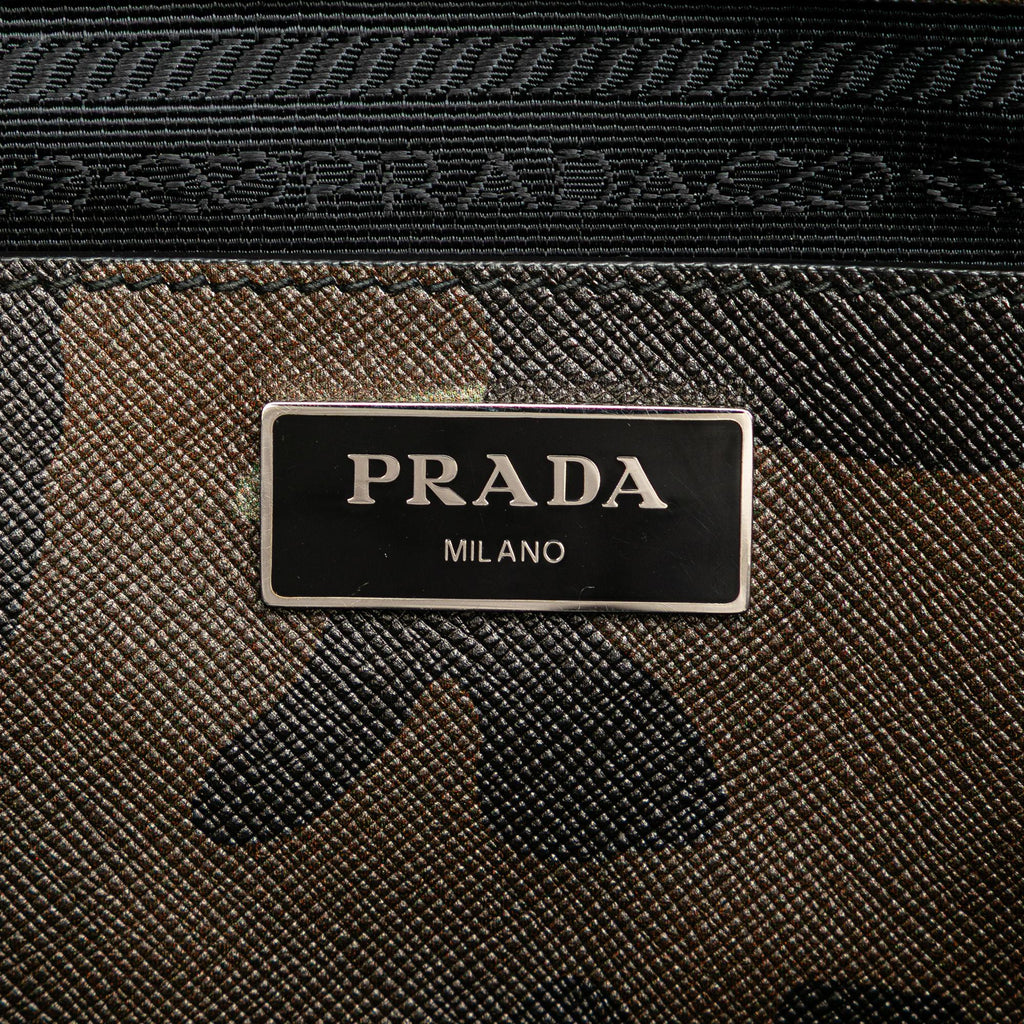 Prada Saffiano Camouflage Soft Military Convertible Tote