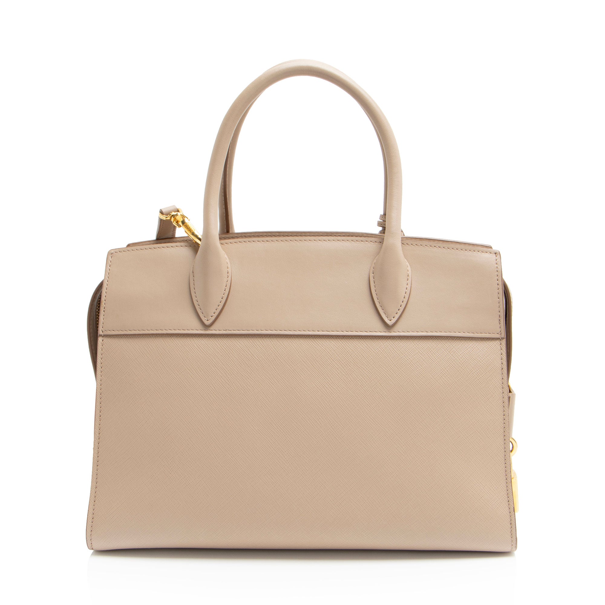 Prada Saffiano City Calf Esplanade Medium Tote