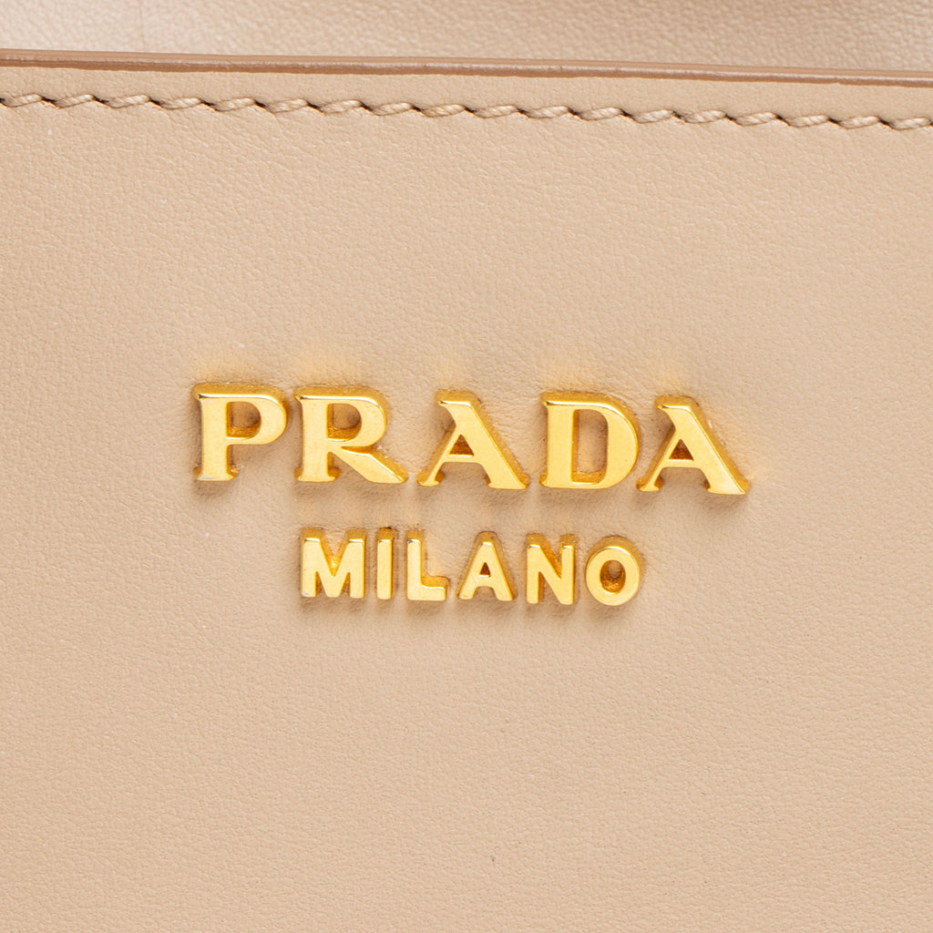 Prada Saffiano City Calf Esplanade Medium Tote
