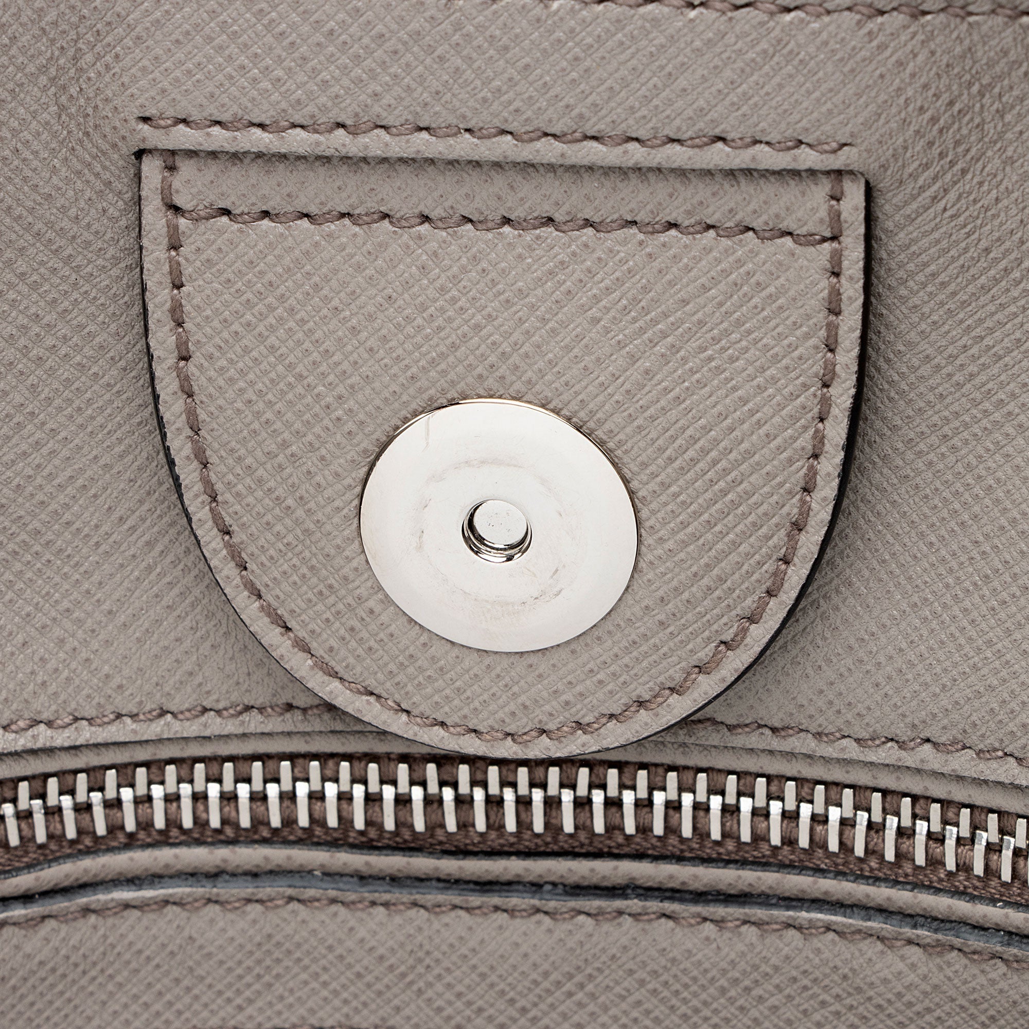 Prada Saffiano Cuir Buckle Tote
