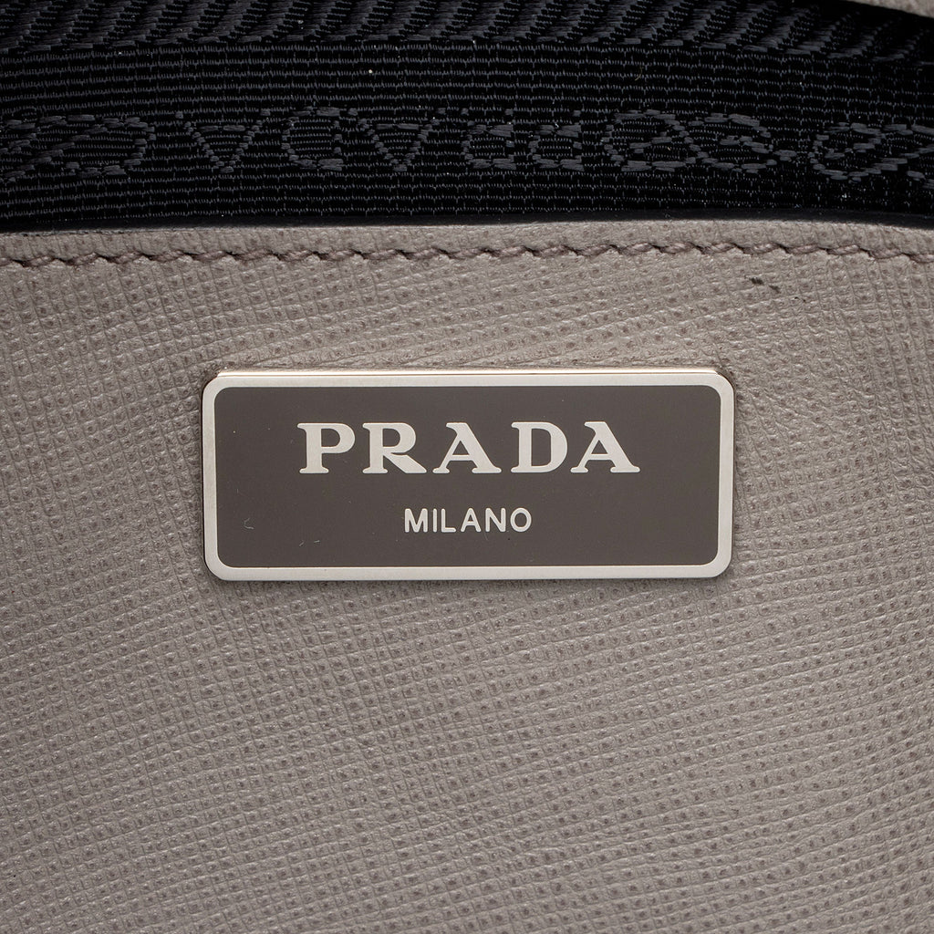 Prada Saffiano Cuir Buckle Tote