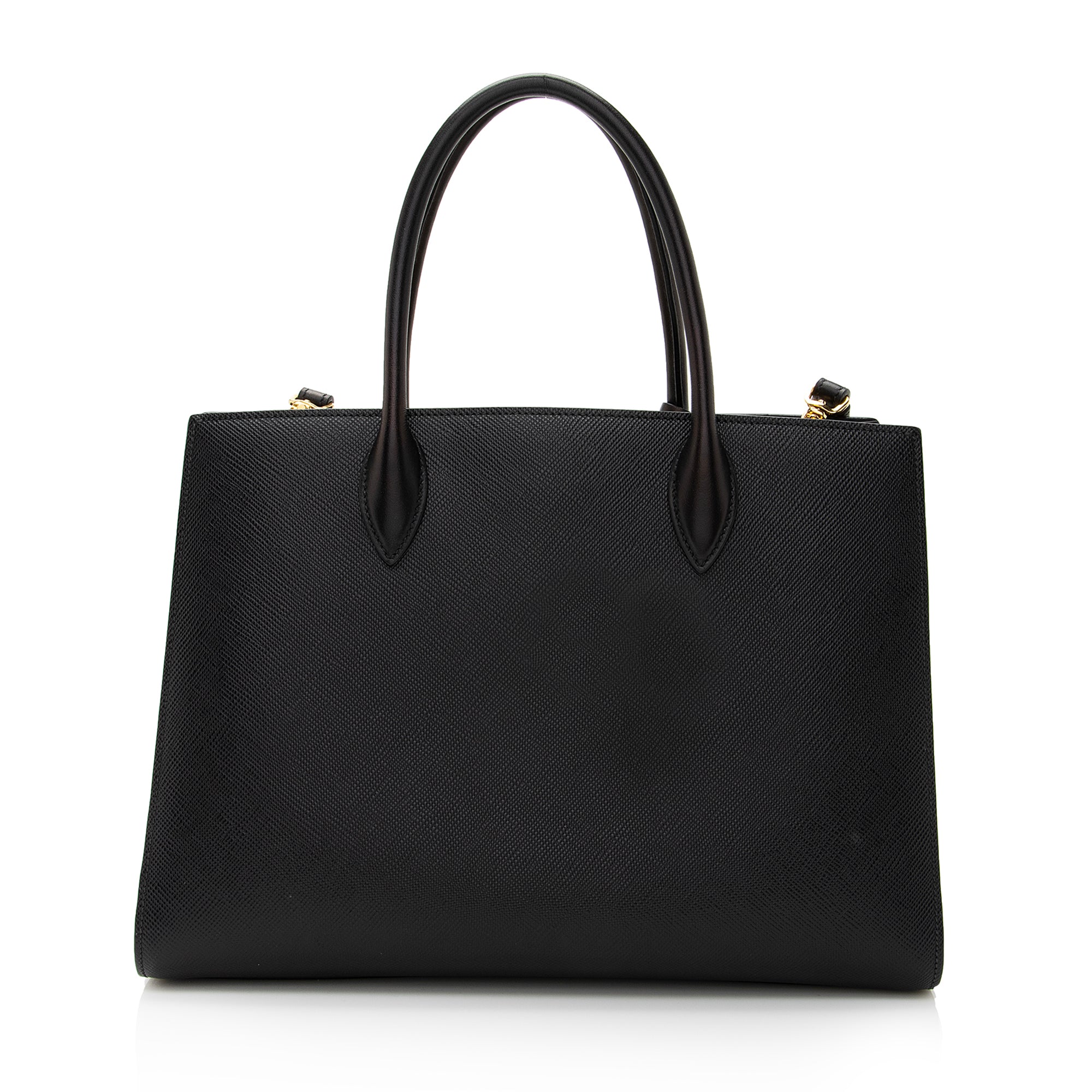 Prada Saffiano Cuir City Bibliotheque Large Tote (SHF-22478)