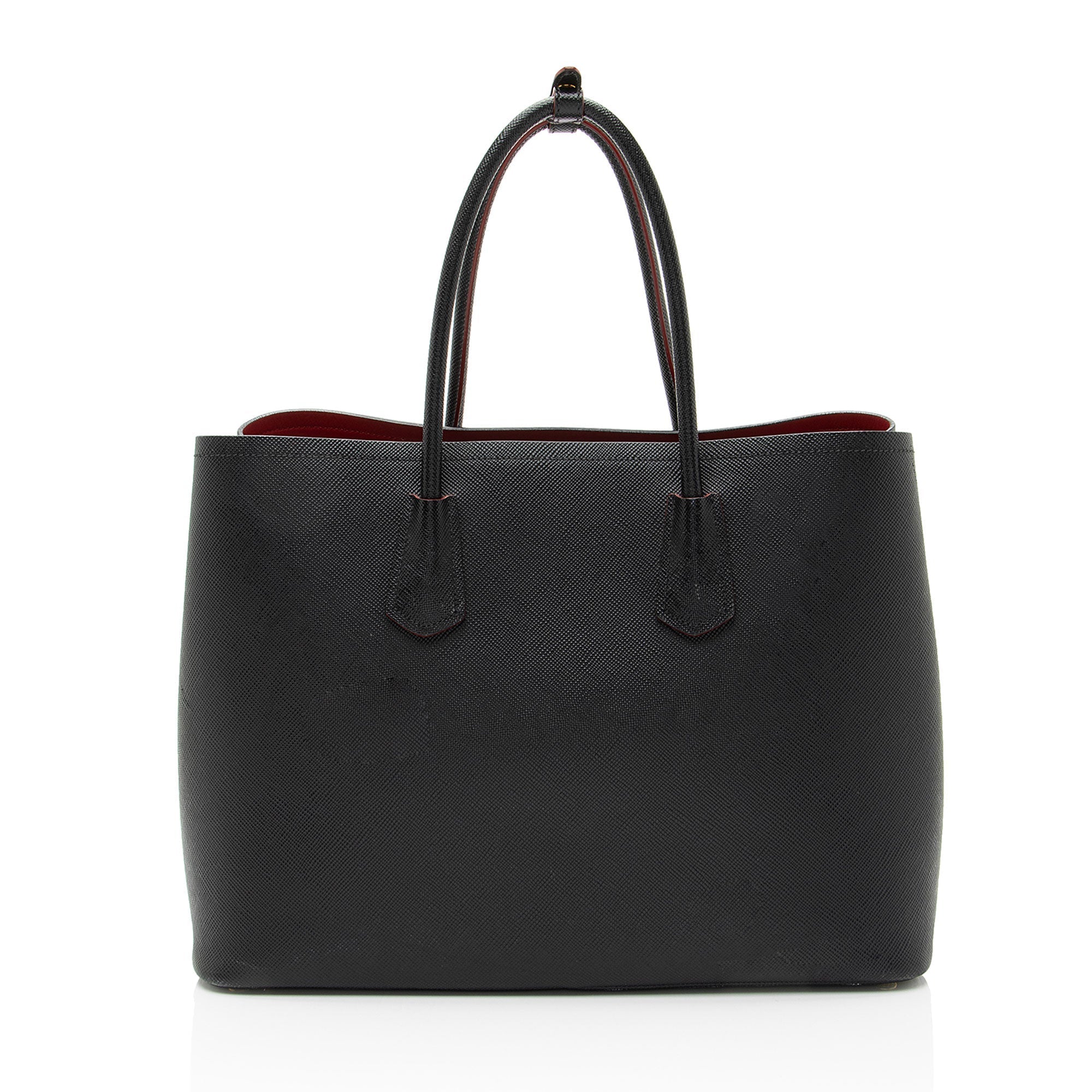 Prada Saffiano Cuir Double Handle Large Tote