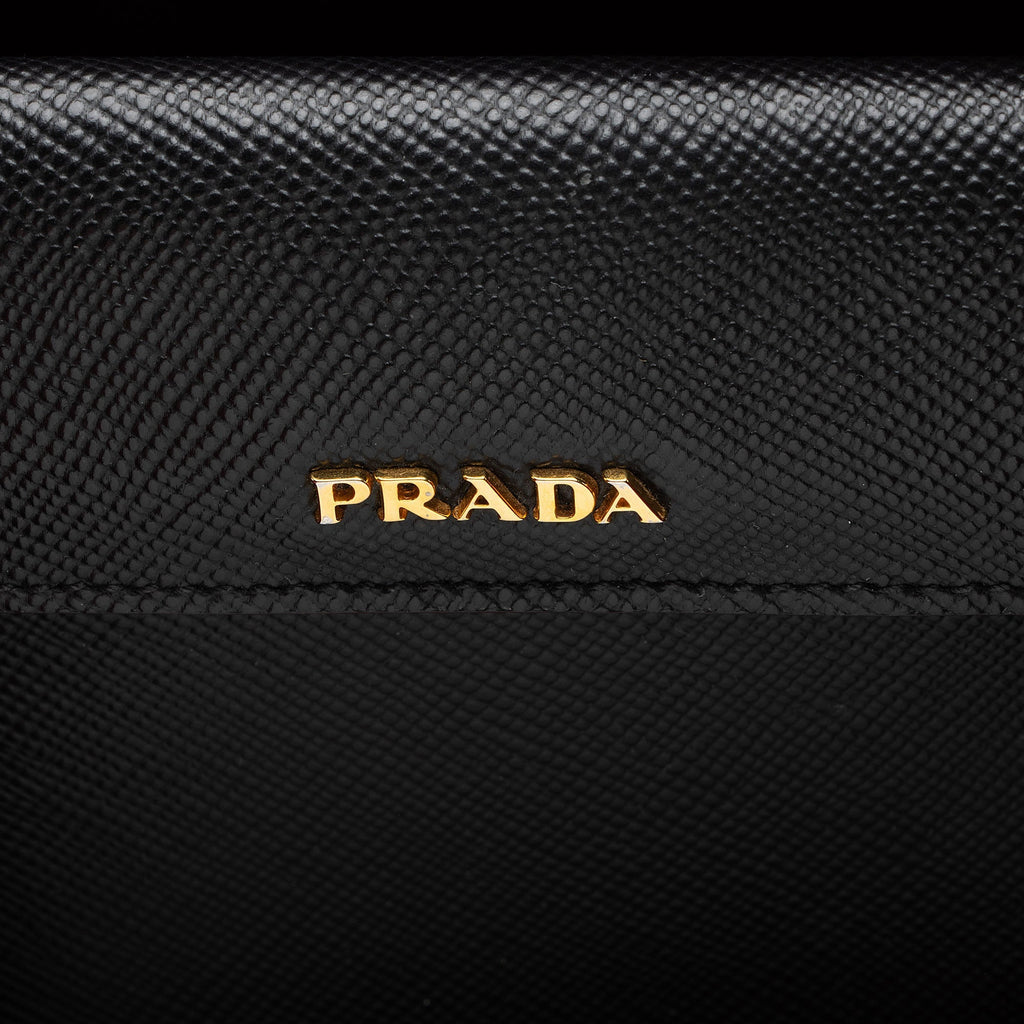 Prada Saffiano Cuir Double Handle Large Tote