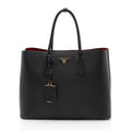 Prada Saffiano Cuir Double Handle Large Tote