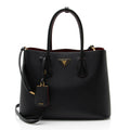 Prada Saffiano Cuir Double Handle Large Tote