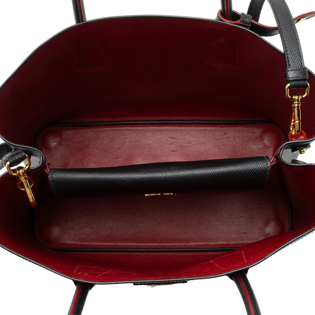 Prada Saffiano Cuir Double Handle Large Tote