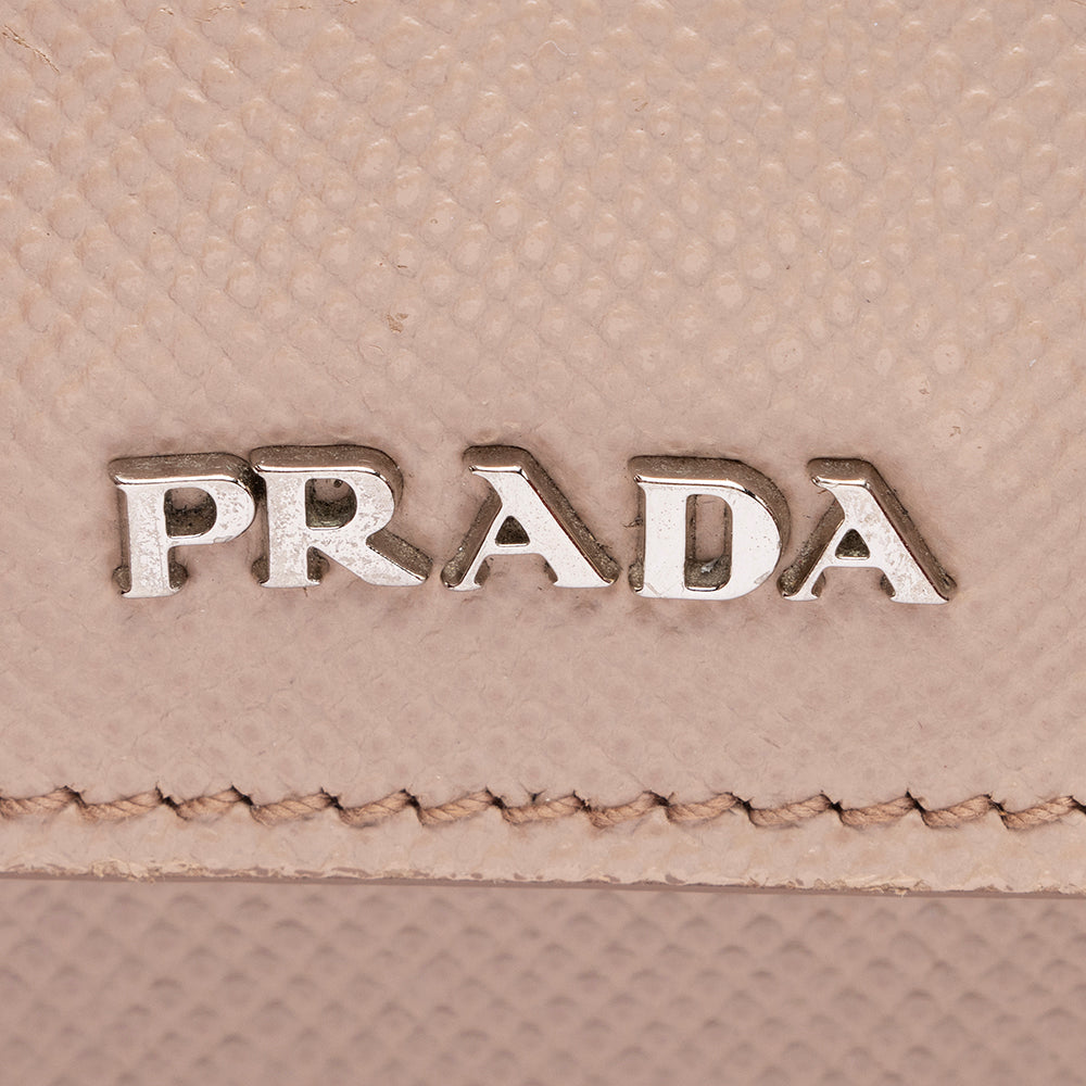 Prada Saffiano Cuir Double Handle Medium Tote - FINAL SALE (SHF-14571)