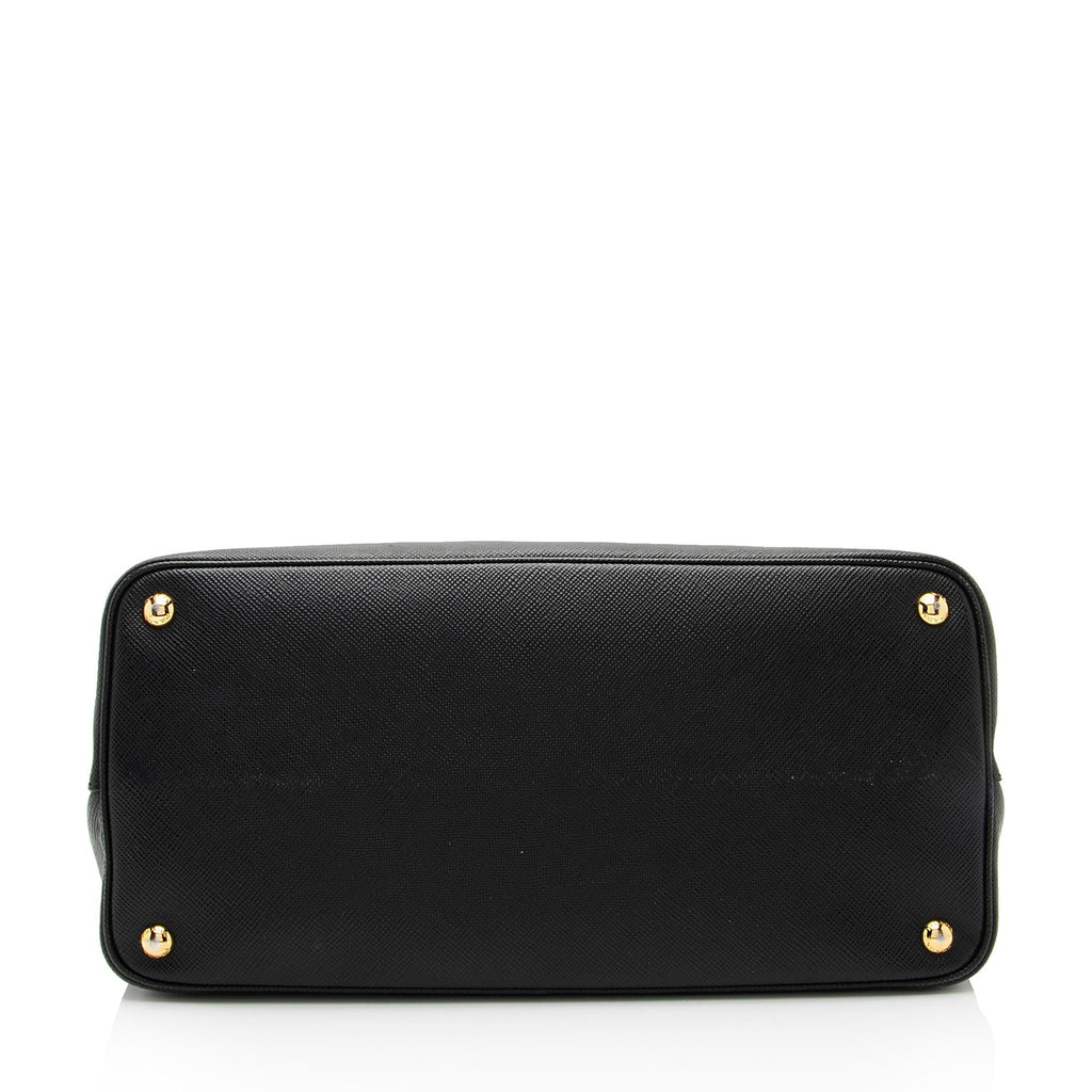 Prada Saffiano Cuir Double Handle Medium Tote (SHF-vwIdlX)