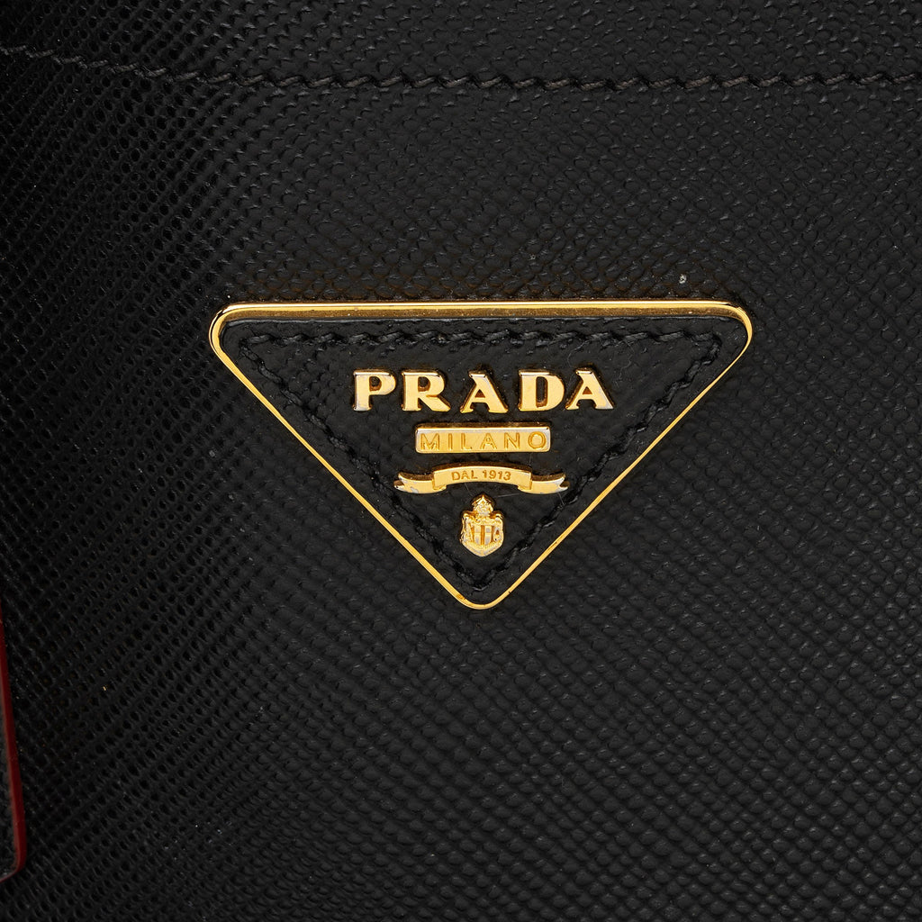 Prada Saffiano Cuir Double Handle Medium Tote (SHF-vwIdlX)