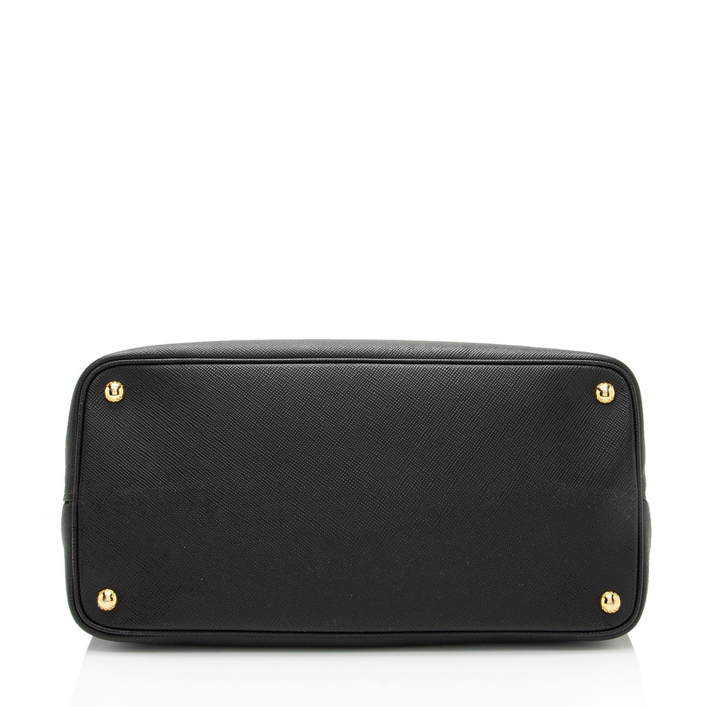Prada Saffiano Cuir Double Handle Medium Tote (SHF-FC0rV6)