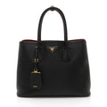 Prada Saffiano Cuir Double Handle Medium Tote (SHF-FC0rV6)