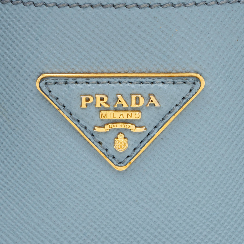 Prada Saffiano Cuir Double Handle Medium Tote